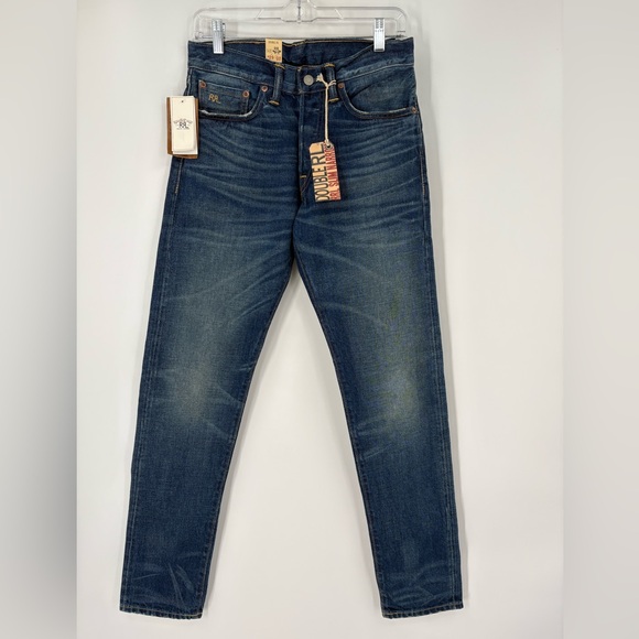 RRL Polo Ralph Lauren Slim Narrow Selvedge Jeans 29x32 - Picture 1 of 5